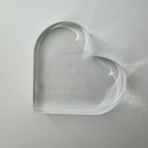 Cuore in plexiglass: Cuore dell’amore