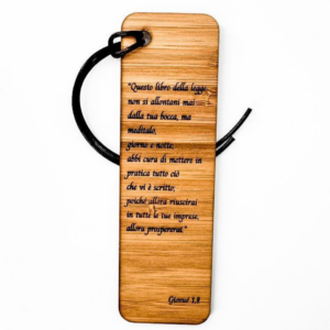 Segna Libro in legno: Segnalibro di riflessione spirituale